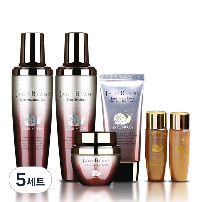 쟝블랑 달팽이 점액 스킨케어 4종 세트, 5세트
