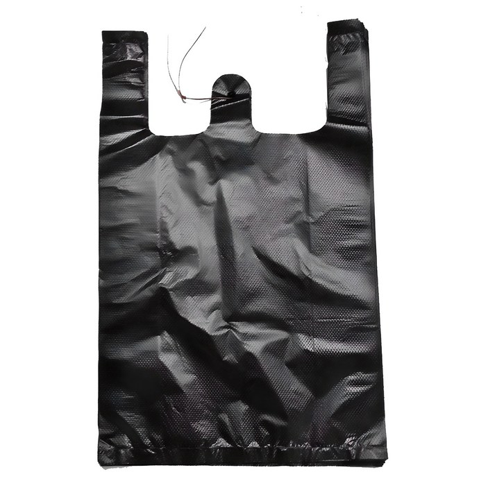부국비닐봉투 손잡이 일반마트봉투3호 검정