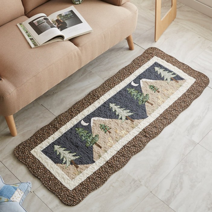 순면 워싱 쇼파 앤 주방매트