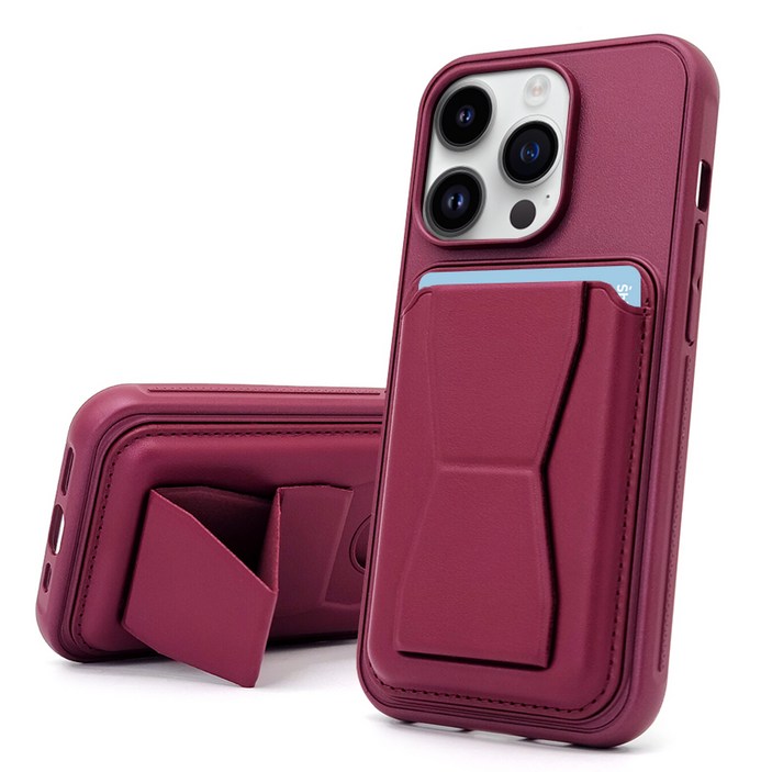 워너프 폴드 스탠드 그립 카드 범퍼 휴대폰 케이스