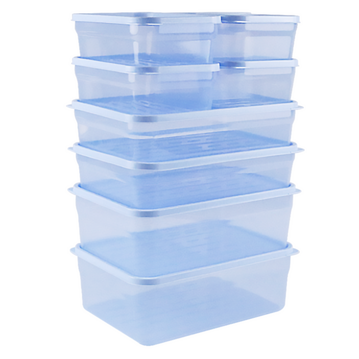 말랑핏 휘어지는 냉동실 정리용기 250ml x 4p  600ml x 2p 1300ml x 2p 2000ml x 2p 세트, 1세트, 1세트