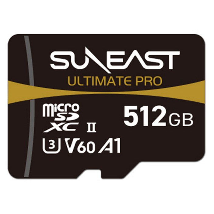 선이스트 얼티메이트 프로 V60 1867 배속 드론 마이크로SD SE-MS2512G26G1F, 1개, 512GB