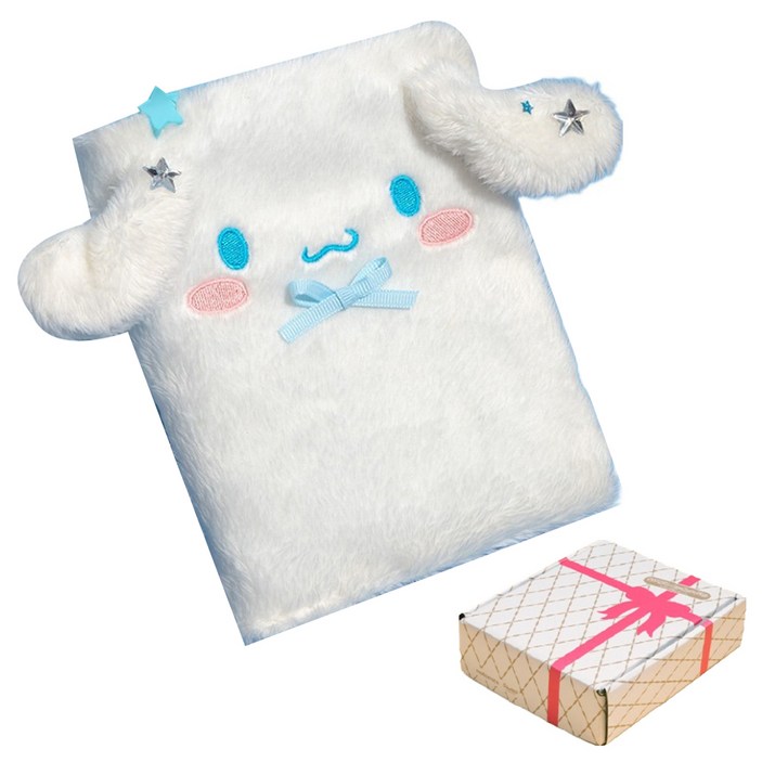 모트모트 산리오캐릭터즈 A6 반려 다이어리  선물박스 세트, 시나모롤, 1세트