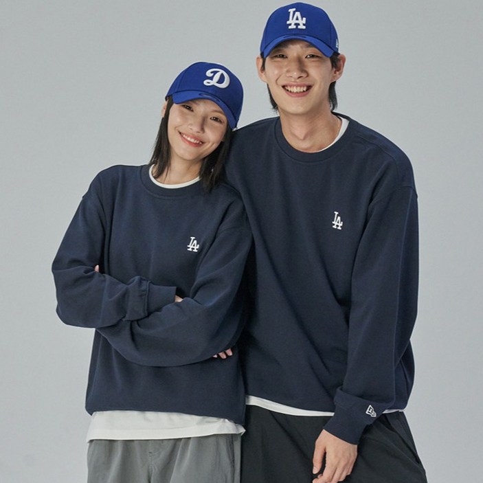 뉴에라 남녀공용 MLB 스몰로고 샌프란시스코 자이언츠 맨투맨 1488156