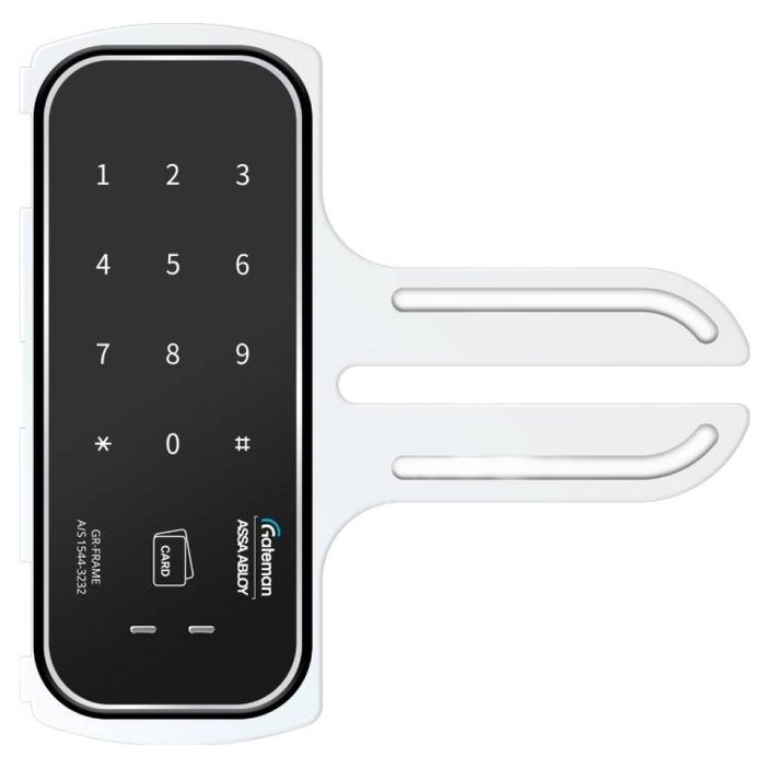 게이트맨 1초잠김 지문방지 하이브리드 프레임형 유리문 모카앱 연동 IoT 블루투스 출입시스템 도어락 GR-FRAME-M