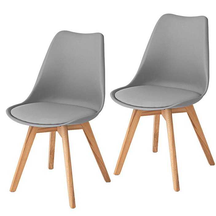 코멧 홈 인테리어 가죽 쿠션 원목 디자인 에펠체어