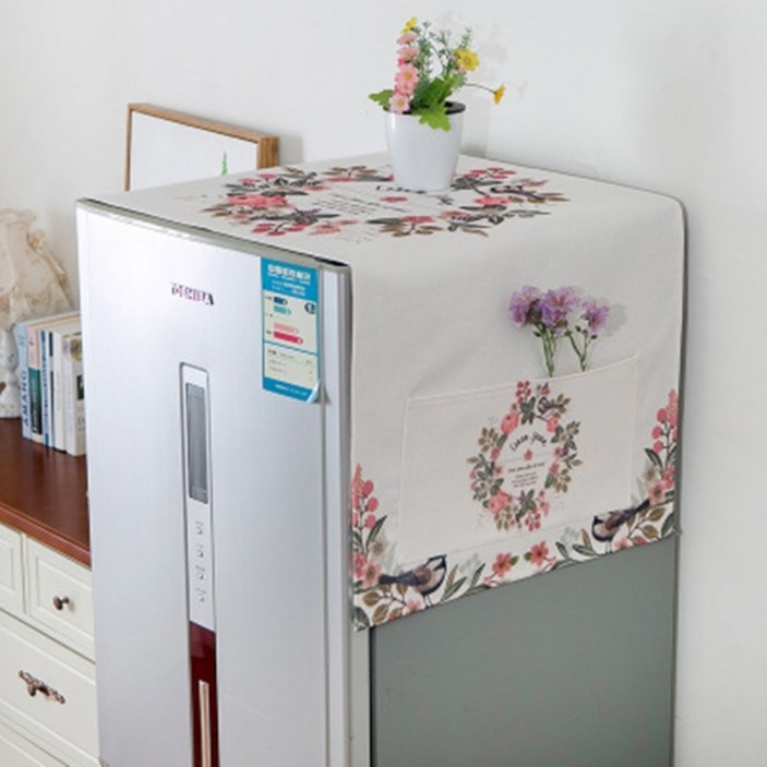 lg세탁기건조기 페어링 북유럽풍1 냉장고 덮개 커버