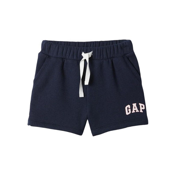 GAP 여아용 로고 반바지, 태피스트리 네이비 142915