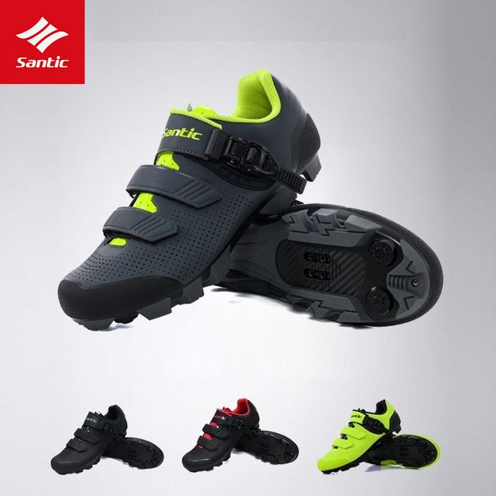 산틱 클릿 슈즈 자전거 신발 MTB 퀵버클 고강도 TPU KMS20024