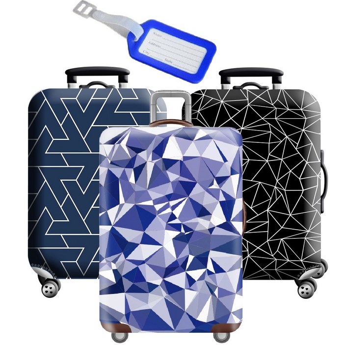 크리스탈 캐리어 커버  네임택