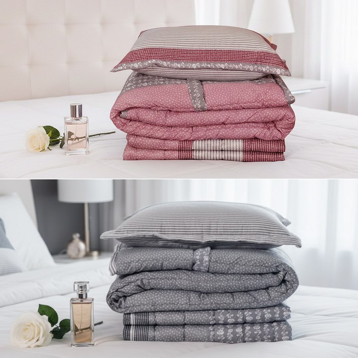 씨엠베드 1인용 이불 풀세트 차렵이불+카페트+베개커버+베개솜(4종풀세트) 국내생산