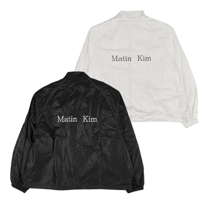 당일발송 마뗑킴 자켓 로고 코팅 점퍼 MATIN KIM LOGO COATING JUMPER + GRAD 정품보증택