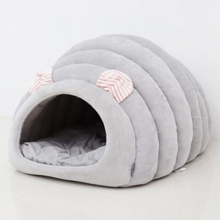 강아지 하우스 프리미엄그레이 특대형 1P 애견 숨숨집 1EA