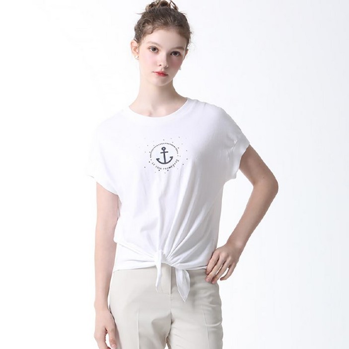 리스트 웨이스트 노트 티셔츠 택가격 118000원