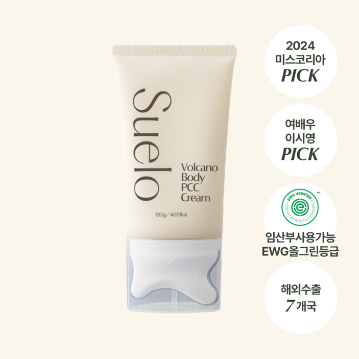 [슈엘로] 볼케이노 바디 PPC 셀룰라이트 홈케어 다이어트 괄사크림 120g, 1개, 120g, 120ml