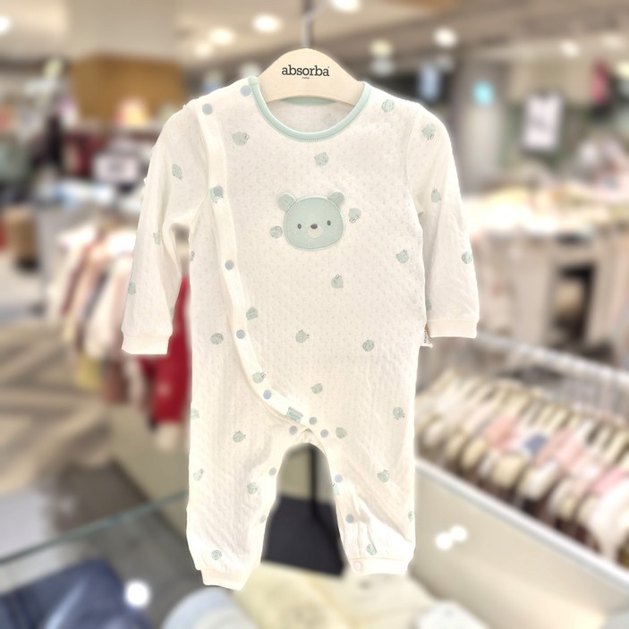 압소바 겨울60세일  오가닉 면100  따뜻한 우주복 바디슈트  써빗 오가닉 우주  AY710601  NC구로앙팡스