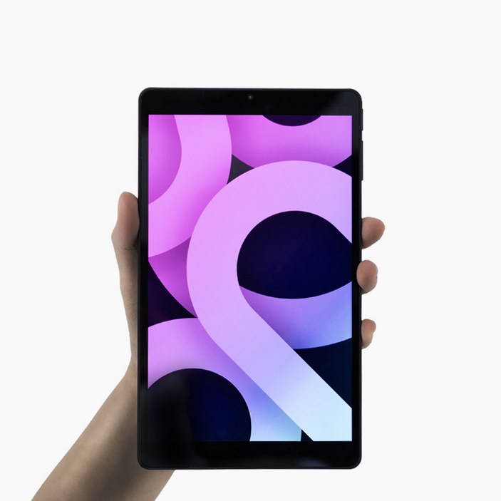 아트란 큐패드미니 2025년형 최신상 8인치 가성비 태블릿pc 64GB, Android14, 인셀터치, WiFi, 64GB, Dark Gray