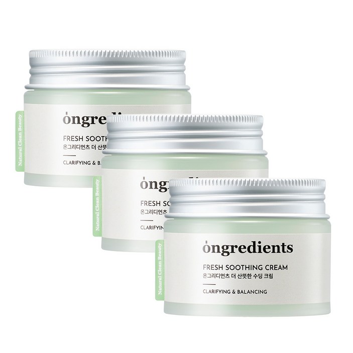 보습진정 온그리디언츠 더 산뜻한 수딩크림 50ml, 15개, 50ml