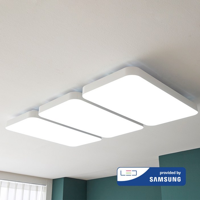 LED 심플 거실등 삼성칩 180W 국산 거실 조명 삼성모듈 플리커프리