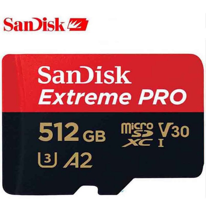 Extreme PRO A2 V30 512GB 512G Micro Card SDXC Memory Card Flash Memory Microsd TF Mini Card 3