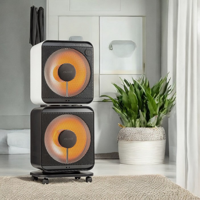 신일 전기히터 전기난로 SEHF1500HLW, 화이트블랙