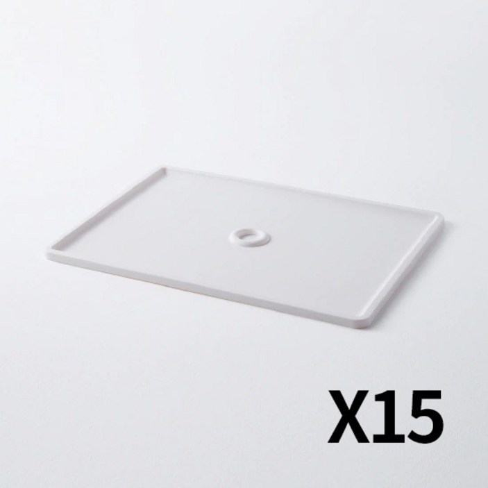 한샘 샘키즈 수납장 전용 플라스틱 리빙박스 뚜껑 15P, 반투명B, 15개