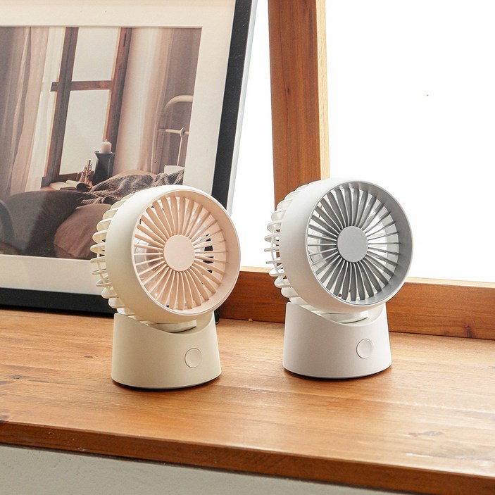 Moritz 미니 브리즈 탁상용 무선 선풍기 자동좌우회전