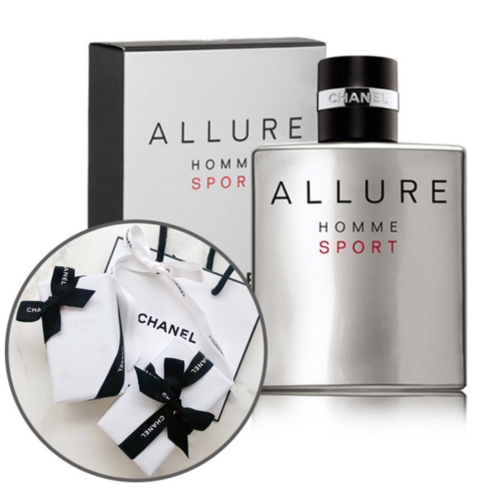 국내배송 샤넬 알뤼르 옴므 스포츠 100ml (선물포장+샤넬쇼핑백)