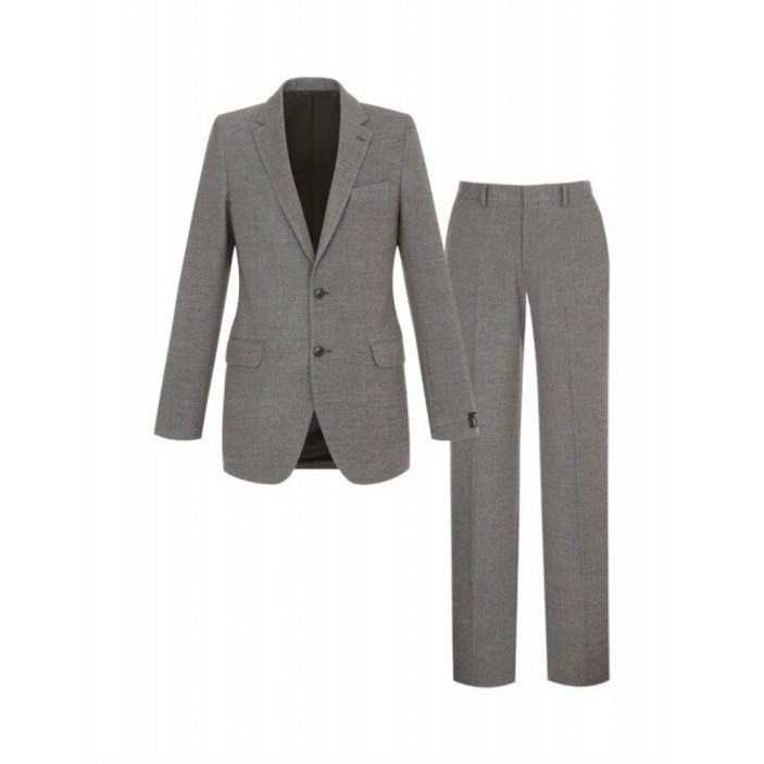 BY파크랜드 오스틴리드  브라운 조직물 스트레치 수트 셋트-ASS21761_APN21761