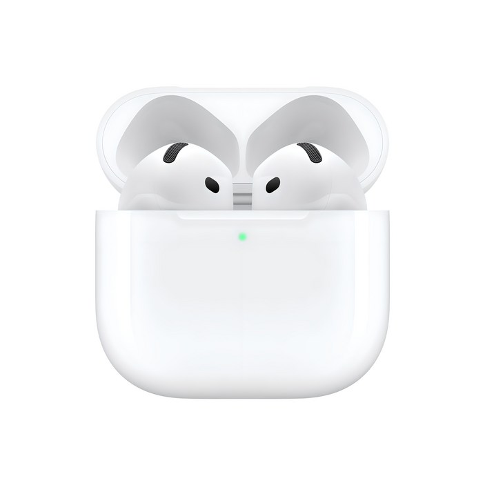 Apple 2024 에어팟 4세대 액티브 노이즈 캔슬링 블루투스 이어폰, MXP93KH/A, 화이트