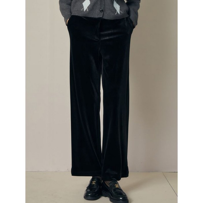 JJ지고트 벨벳 텍스처 와이드핏 팬츠 GRBP0SL401