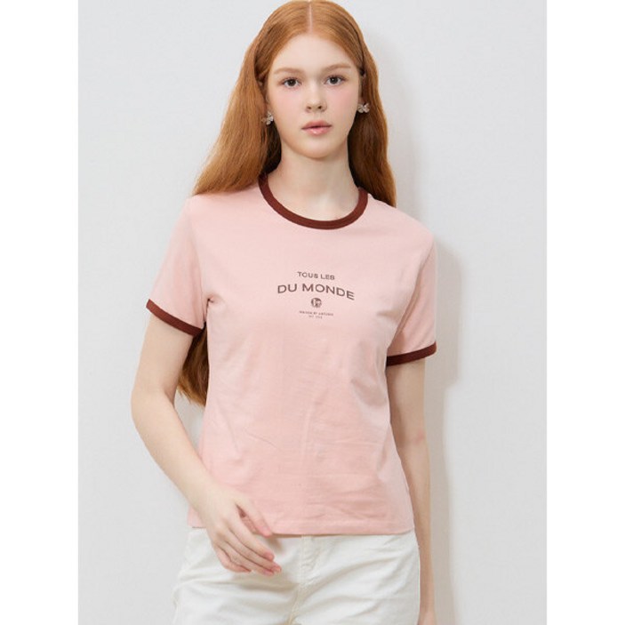 리스트 리스트LIST  소다 코튼 레터링 배색 티셔츠 택가격 78000원