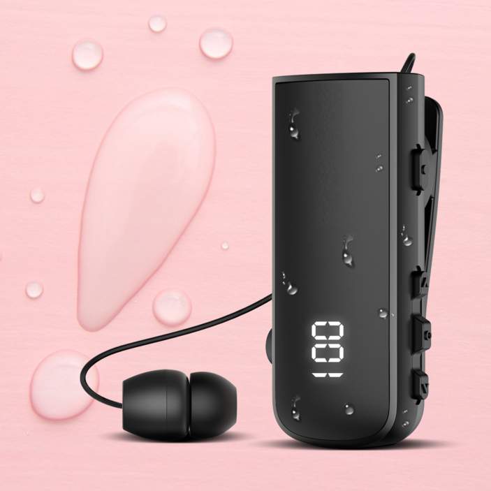 DOXX 릴타입 모노 블루투스 이어폰 고음질 방수 가성비 통화용