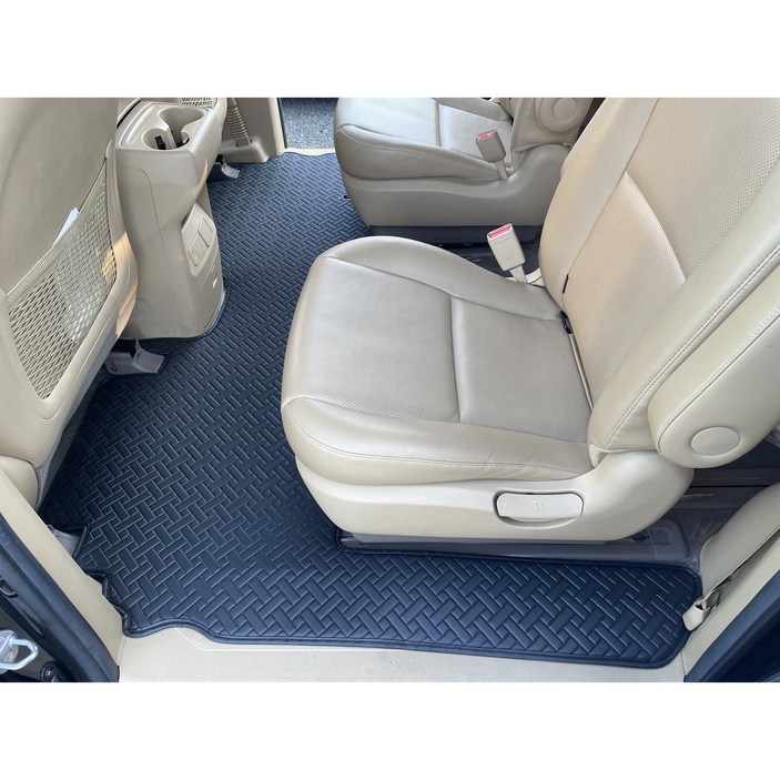 카니발매트 올뉴카니발 더뉴카니발 인조가죽매트, 블랙