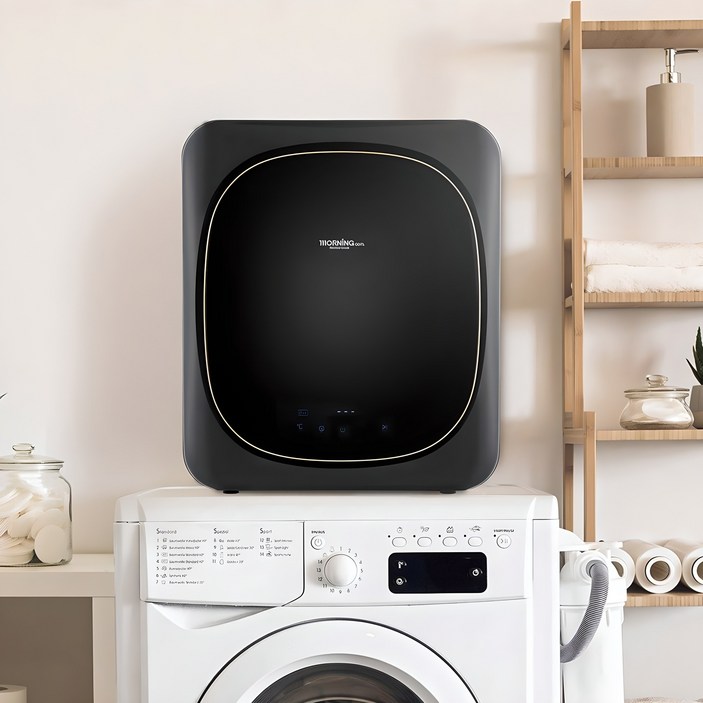 대웅 4세대 스마트 AI 회전형 미니건조기 4kg UV 99.9% 살균 아기옷 원룸 자취 소형 PRO 반영구 안심 3중 필터 의류 건조기