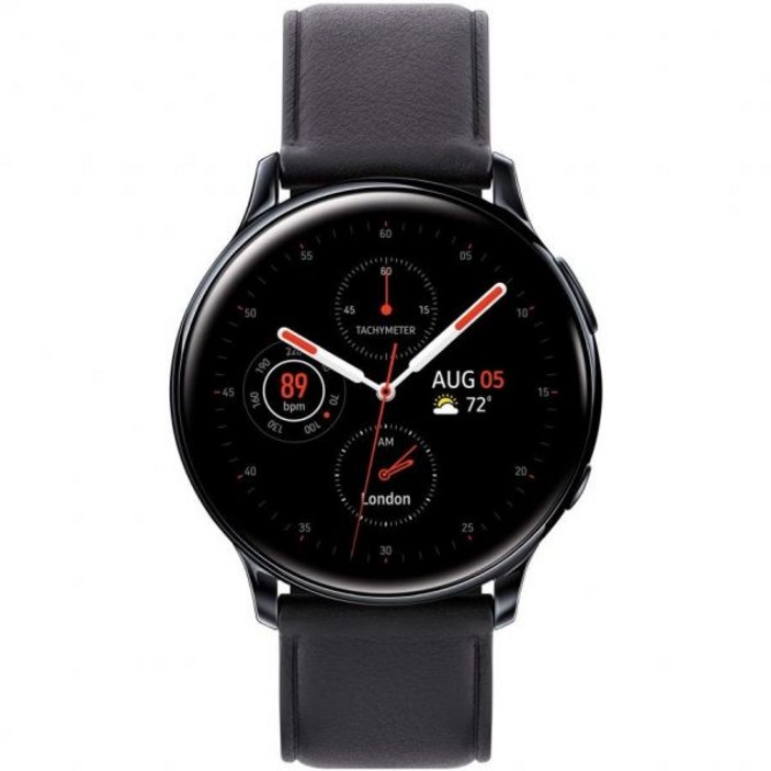 삼성 갤럭시 워치 액티브 2(40mm, GPS, 블루투스) 스마트 워치, 고급 건강 모니터링, 피트니스 트래킹, 롱래스팅 배터리, 블랙, SM-R830NZKCXAR (갱신)