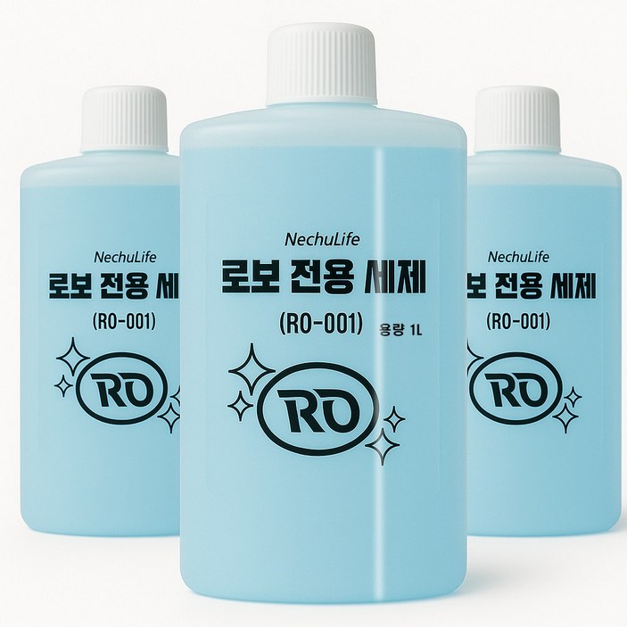 로보락 호환 세제 로봇청소기 전용 클리너 1L, 3개, 단일상품