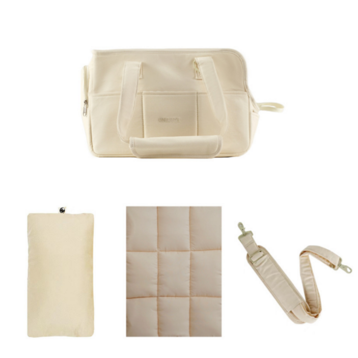 그란데로자 더포근 반려동물 이동 가방 장 포대기 케이지 강아지 고양이 배낭 캐리어 슬링백, 소형견이동가방, 1개