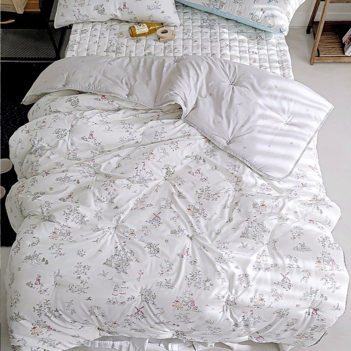 [국내생산] 데코빙 먼지없는 모달이불 콜라겐 텐셀침구 말랑말랑 촉촉한 북유럽 호텔침구세트 +이불가방