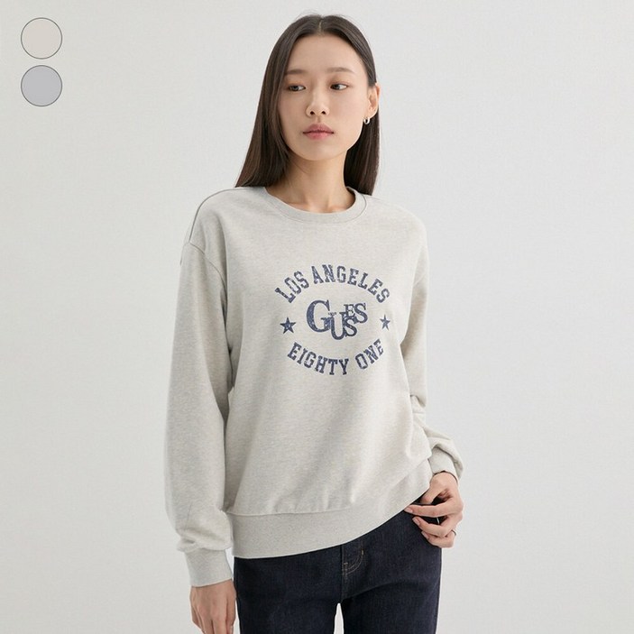 25FW ON 여성 빈티지 아트웍 맨투맨 OP3KE401 924816