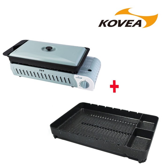 코베아 구이바다 PO L KGG-1304PO (민트색상) 사이즈대형 L사이즈(3~5인용/정품가방) +로스트그릴 포함 (로스트그릴 2024년신상품), 1개