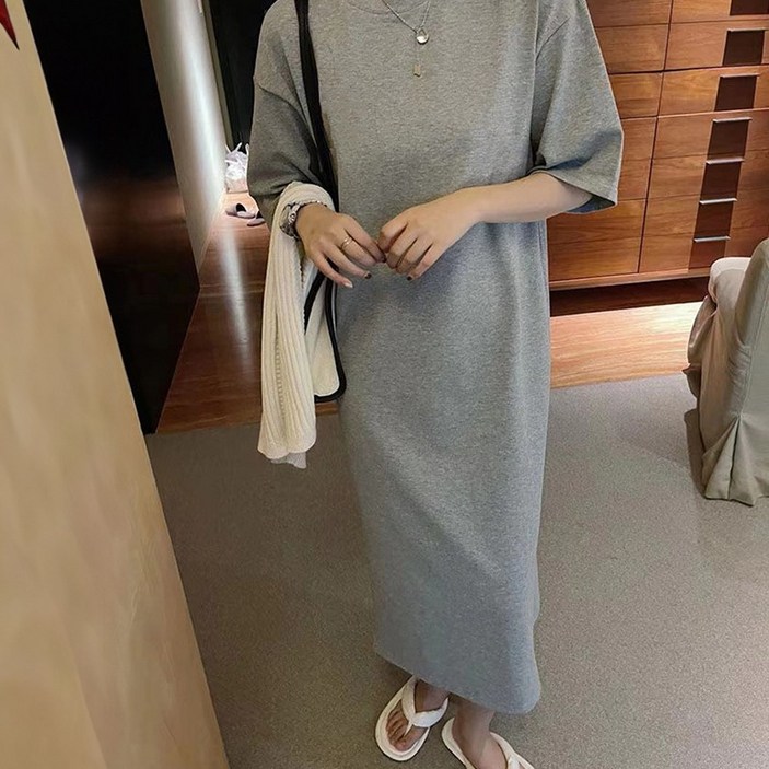 호개몰 여름 해변 롱 루즈핏 원피스 3색상