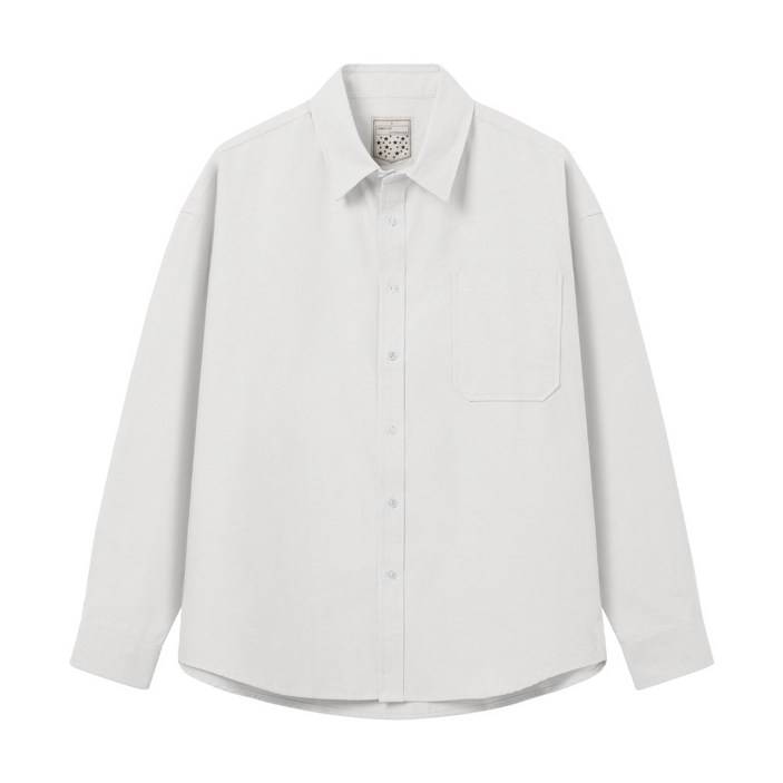 모니즈 오버핏 옆트임 옥스포드 긴팔 셔츠 루즈핏 남방 SHT407