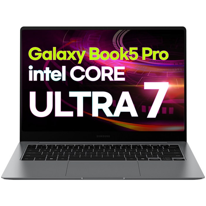 [삼성전자 공식파트너] 갤럭시북5 프로 14인치 인텔 울트라7 32GB 터치스크린 사무용 고사양 영상편집 노트북