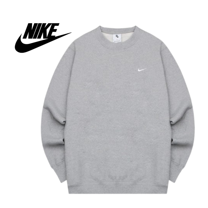 [백화점정품] 나이키 남성 솔로 스우시 플리스 크루 DX1362-063 따듯한기모맨투맨