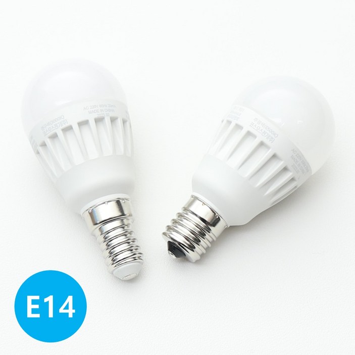 LONG e14 미니크립톤 LED 5W, 20개, 주광색
