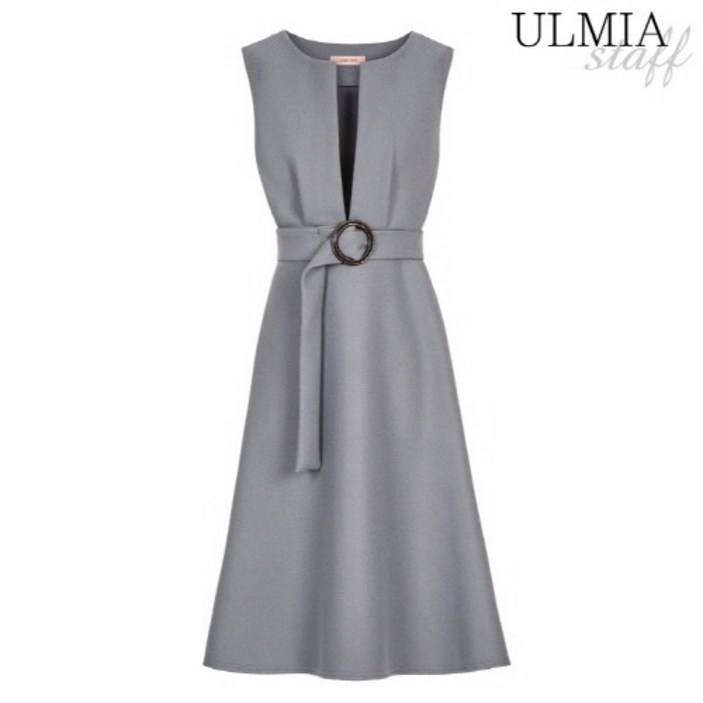 율미아스탭 율미아스탭 슬리브리스핀턱모직원피스S2W1OP3440