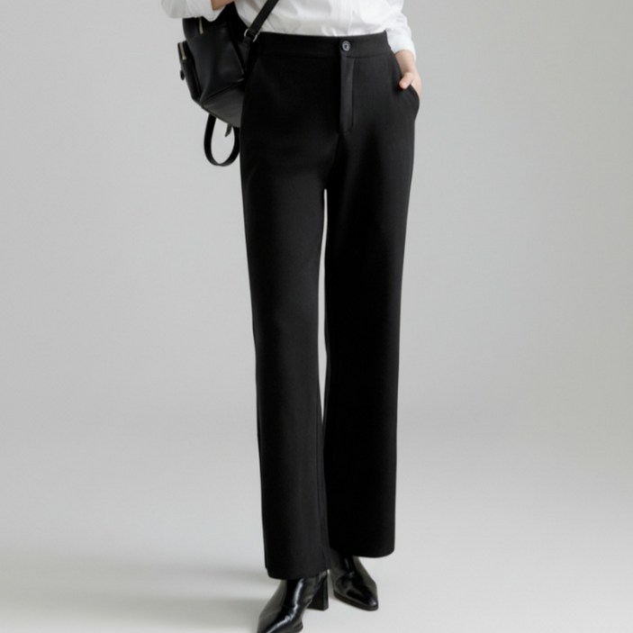 이제이 스타일 여성 바지  정장바지  슬랙스  스판일자바지 짱짱스판,뒷밴딩