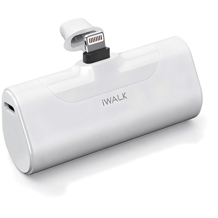 아이워크 미니 보조배터리, DBL4500LP8핀용, 화이트