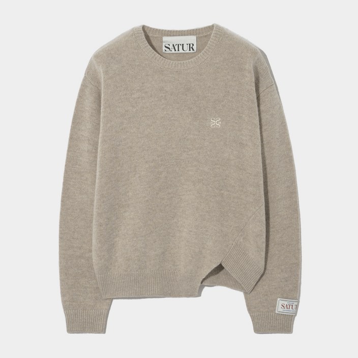 세터 남녀공용 더블린 언발란스 캐시미어 블렌드 니트